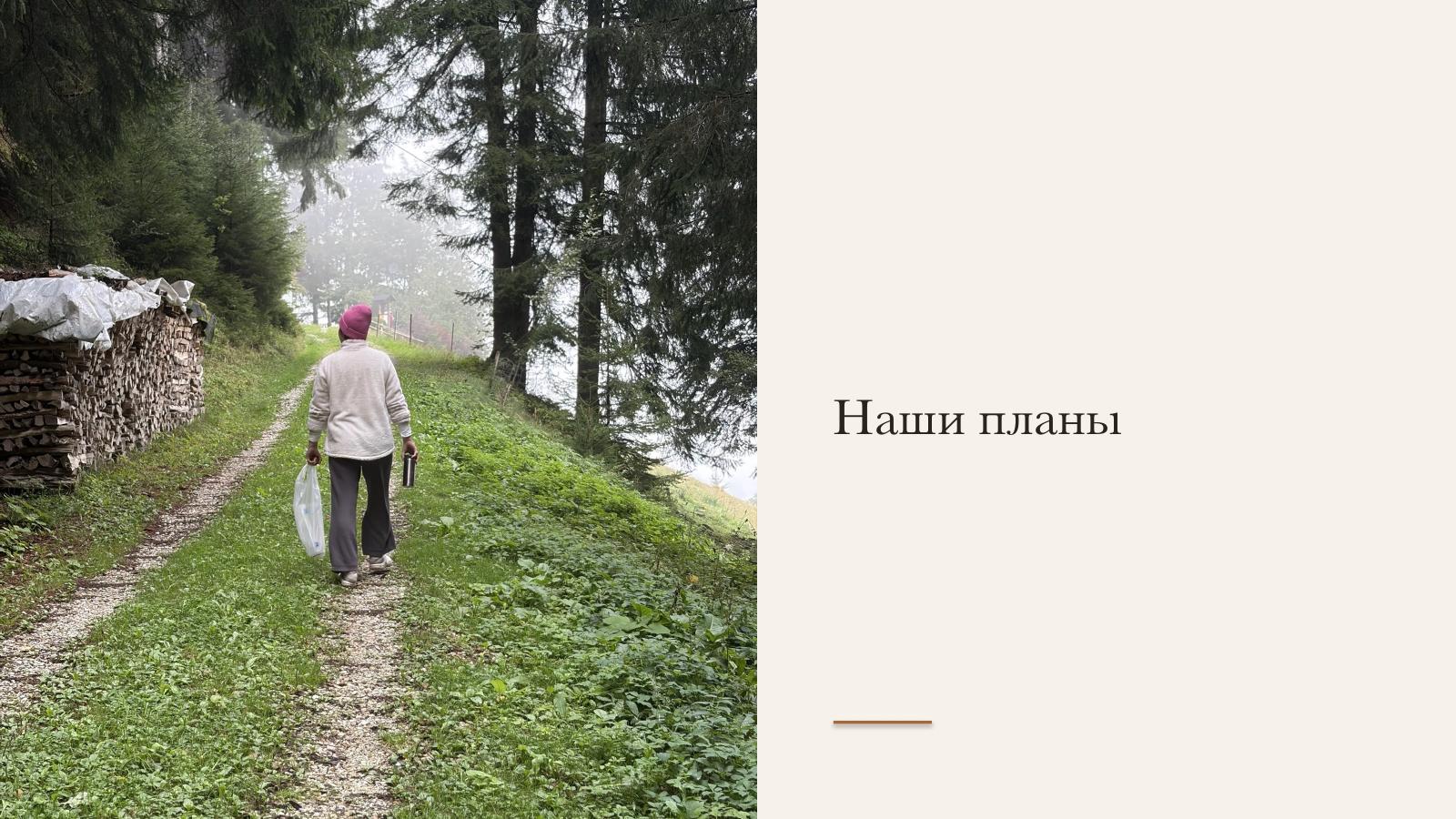 Слайд 32 · Наши планы